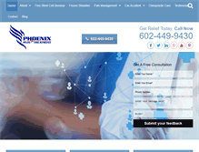 Tablet Screenshot of phoenixpaintreatment.com